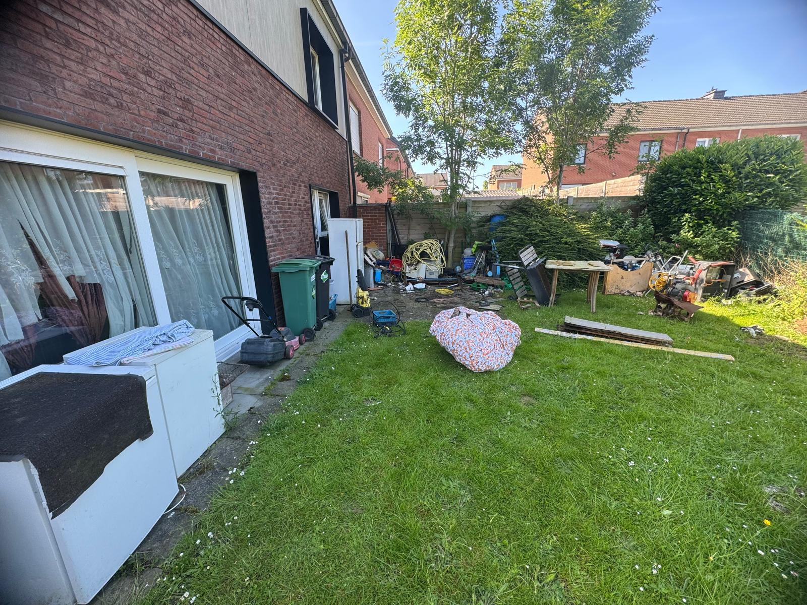 Avant - Débarras jardin Bruxelles avant après