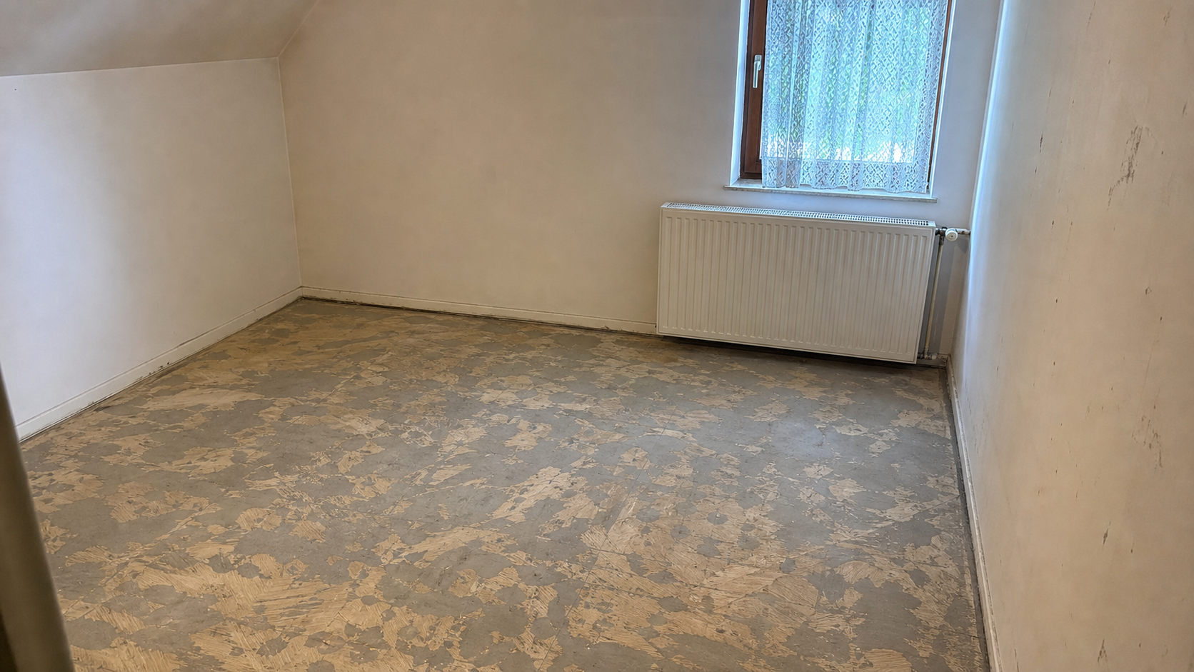 Après - Vide maison Bruxelles chambre avant après